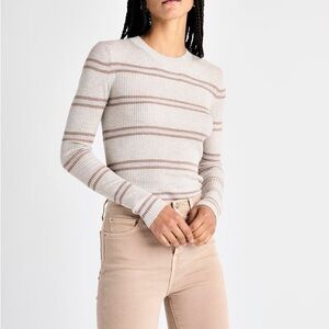 NWT Splendid Collection Georgie rib stripe sweater, size medium